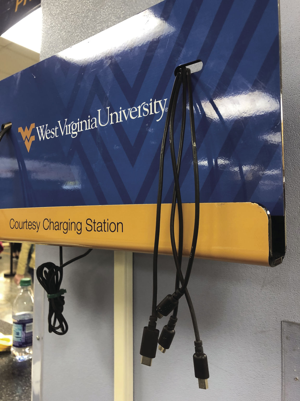 A charging station in the Mountainlair.